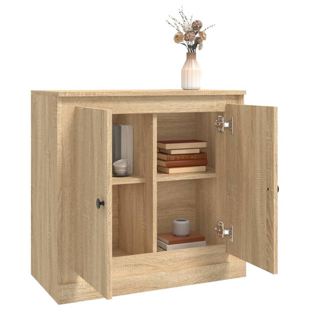 The Living Store Dressoir - Sonoma Eiken - 70 x 35.5 x 67.5 cm - Stabiel en vochtbestendig