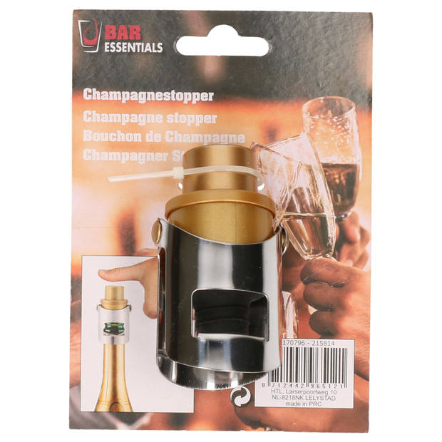 Svenska Living Champagnefles stopper/afsluiter - 4 cm - Flesafsluiter - Wijnafsluiters