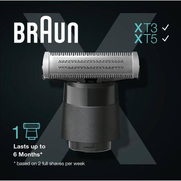 Braun Series X oplaadmes voor trimmer, elektrisch scheerapparaat, scheermes, styling, compatibele modellen Series X