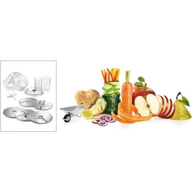 BOSCH Accessoires MUZ5VL1 Veggie Love accessoirespakket voor keukenmachine MUM 5
