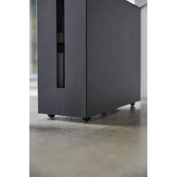 Yamazaki Kabelbox met Wielen - Tower - Zwart