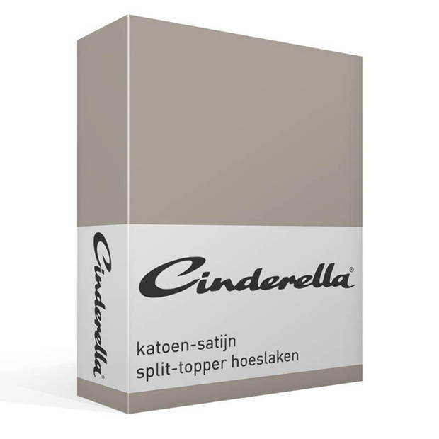 Cinderella satijn split-topper hoeslaken