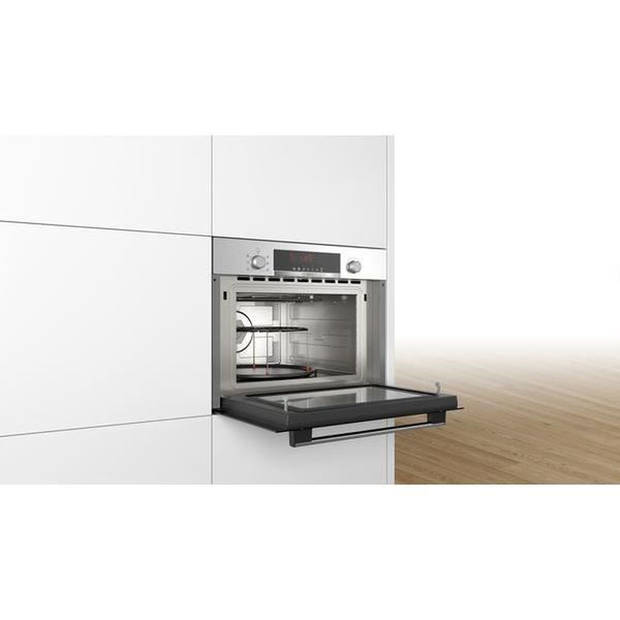 BOSCH CMA583MS0 - Magnetrongrill roestvrij staal - 44 L - 900 W - Grill 1750 W - Ingebouwd