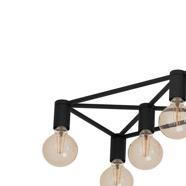 EGLO Speke Plafondlamp - E27 - 156 cm - Zwart