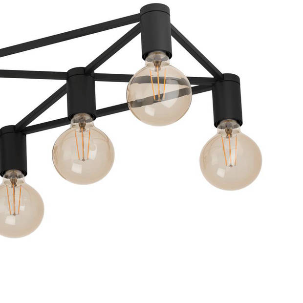 EGLO Speke Plafondlamp - E27 - 156 cm - Zwart