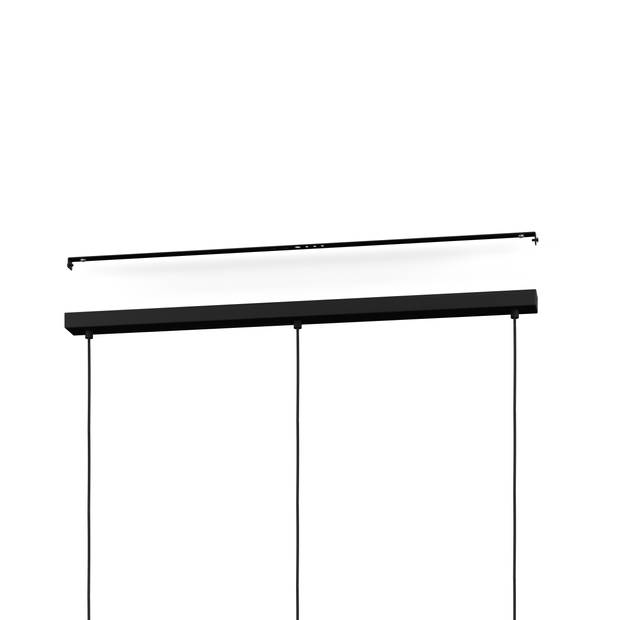 EGLO Manby Hanglamp - E27 - 90 cm - Zwart - Staal