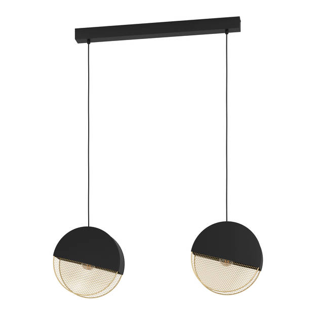 EGLO Mumbles Hanglamp - E27 - 86 cm - Zwart/Goud