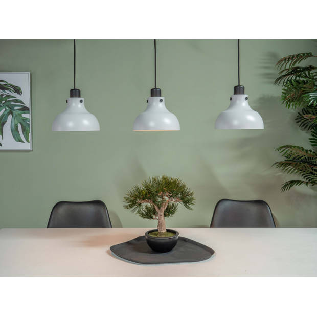 EGLO Matlock Hanglamp - E27 - 90 cm - Grijs/Zwart - Staal