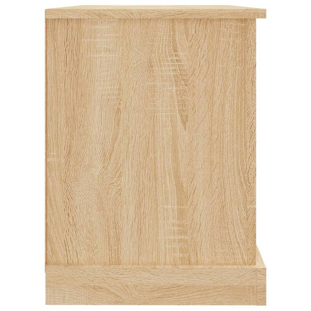 vidaXL Tv-meubel 73x35,5x47,5 cm bewerkt hout sonoma eikenkleurig