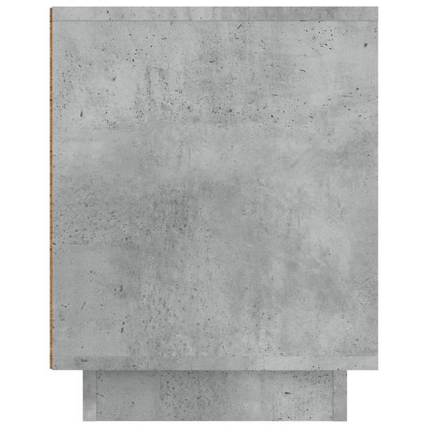 The Living Store Tv-meubel Betongrijs - 80 x 35 x 45 cm - Duurzaam materiaal