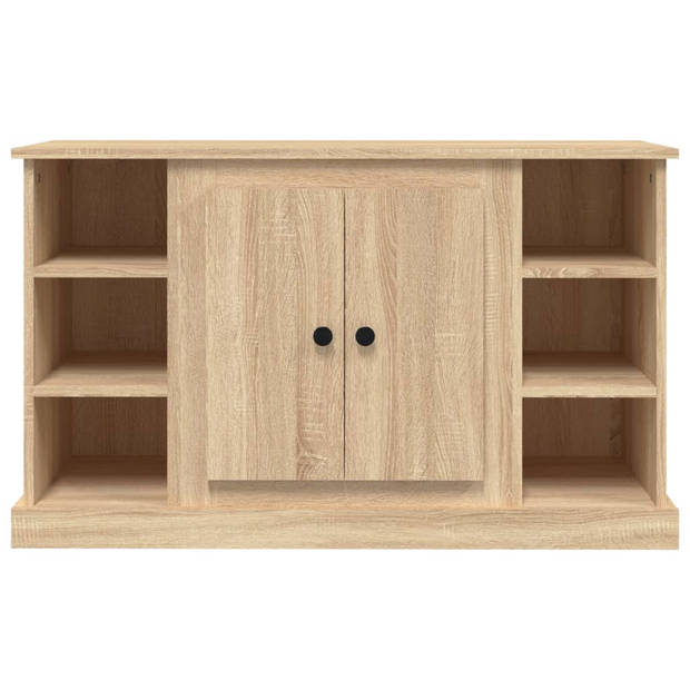 vidaXL Dressoir 100x35,5x60 cm bewerkt hout sonoma eikenkleurig