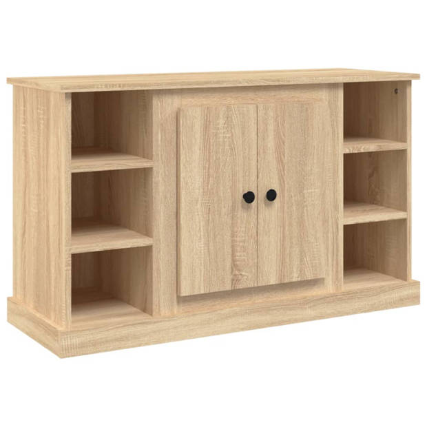 vidaXL Dressoir 100x35,5x60 cm bewerkt hout sonoma eikenkleurig