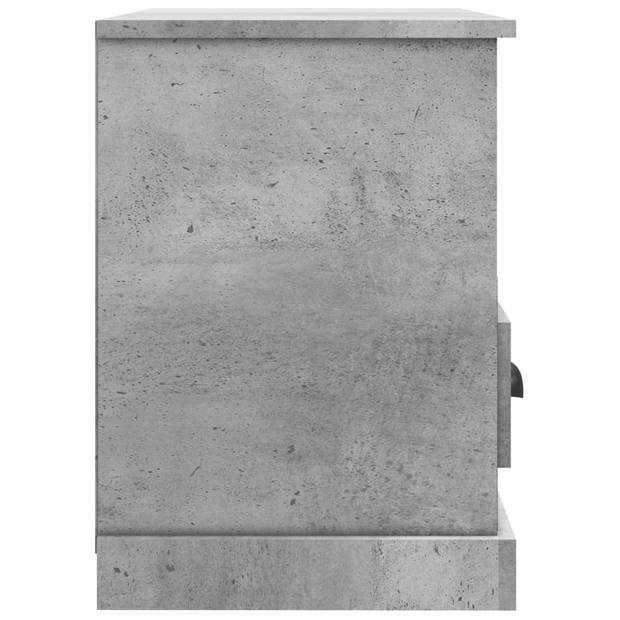 The Living Store TV Meubel - TV Kast - 80 x 35 x 50 cm - Betongrijs