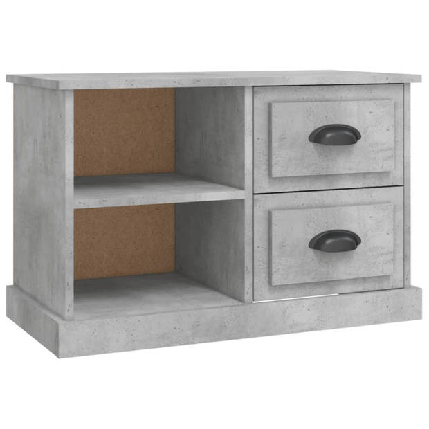 vidaXL Tv-meubel 73x35,5x47,5 cm bewerkt hout betongrijs