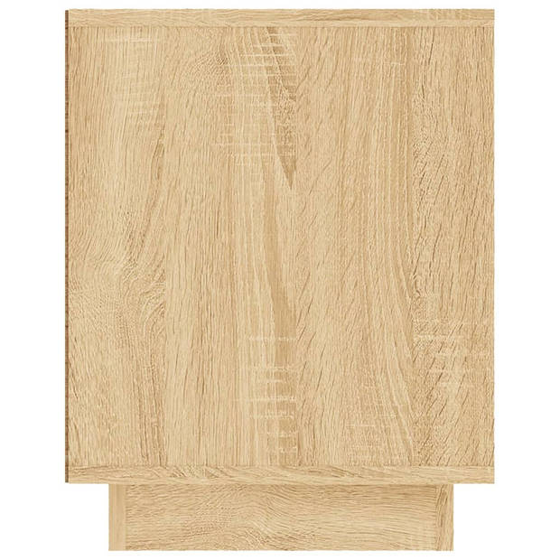 vidaXL Tv-meubel 80x35x45 cm bewerkt hout sonoma eikenkleurig