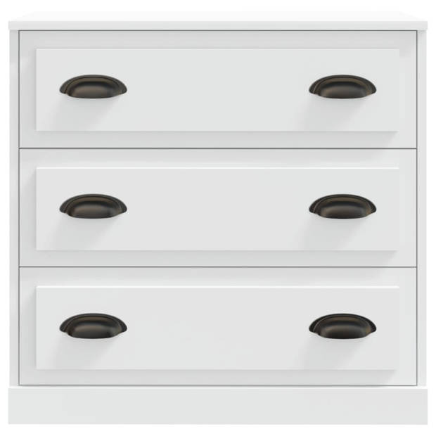 The Living Store Dressoir - Classic - Bijzetkast - 70 x 35.5 x 67.5 cm - Wit