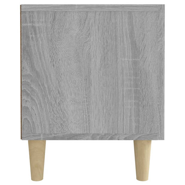 vidaXL Tv-meubel 180x31,5x40 cm bewerkt hout grijs sonoma eikenkleurig