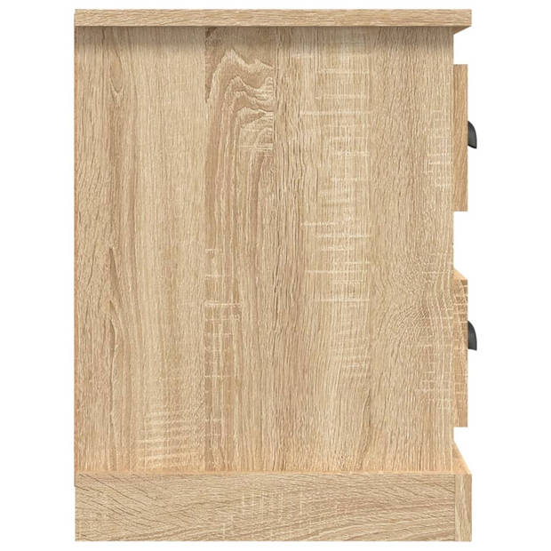 vidaXL Tv-meubel 102x35,5x47,5 cm bewerkt hout sonoma eikenkleurig