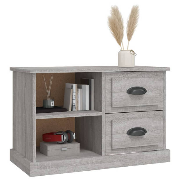 vidaXL Tv-meubel 73x35,5x47,5 cm bewerkt hout grijs sonoma eikenkleur