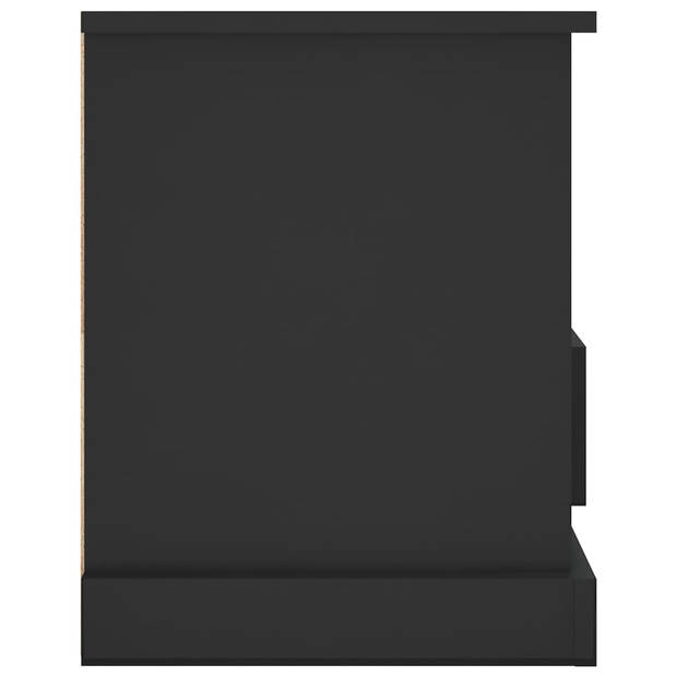 vidaXL Tv-meubel 93x35,5x45 cm bewerkt hout zwart