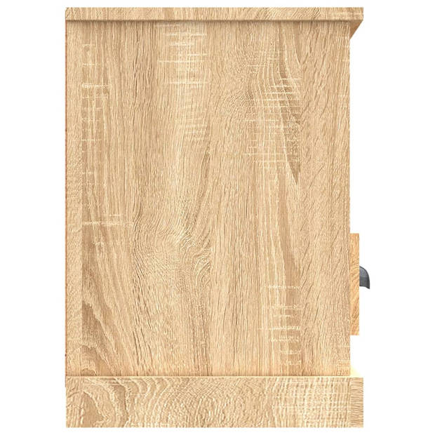 vidaXL Tv-meubel 100x35x50 cm bewerkt hout sonoma eikenkleurig