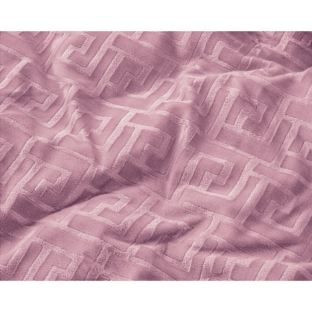 Sleeptime Fashion Dekbedovertrek - 140 x 200/220 + 1 60 x 70 cm kussensloop - Roze
