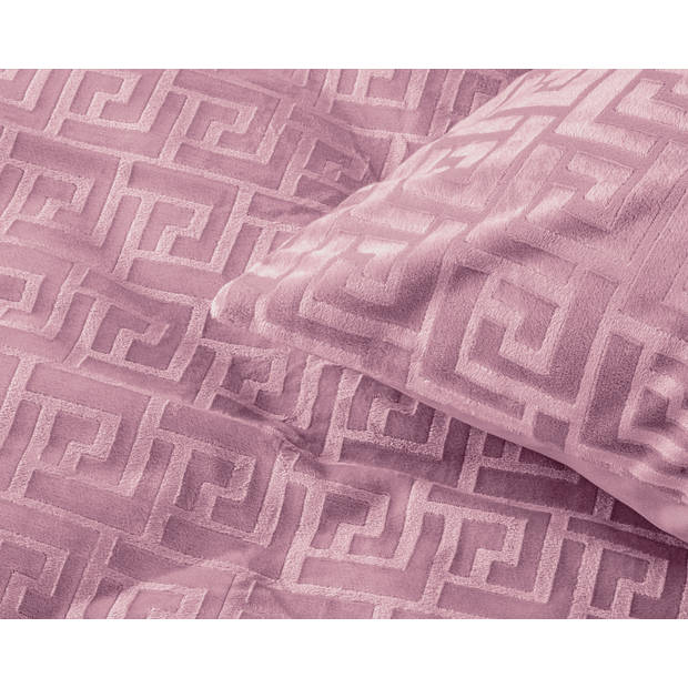 Sleeptime Fashion Dekbedovertrek - 140 x 200/220 + 1 60 x 70 cm kussensloop - Roze