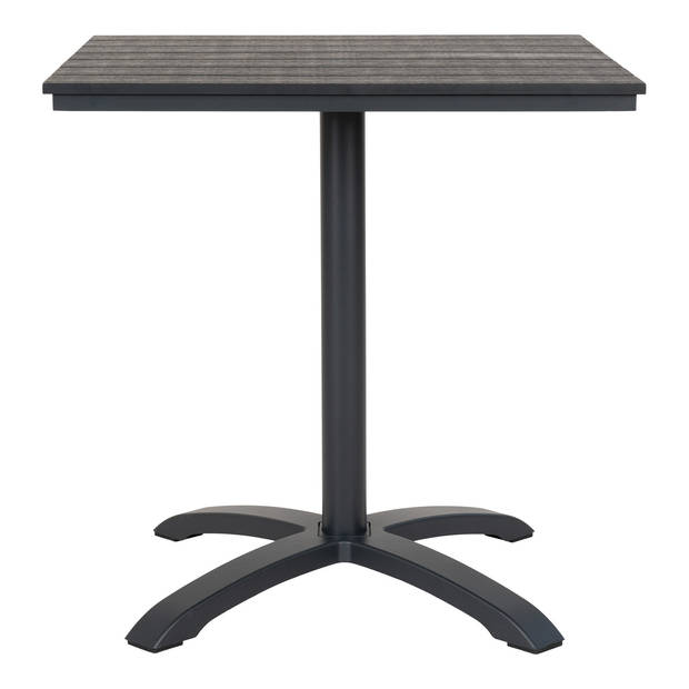 Chicago café tafel Ø70cm niet-hout grijs.