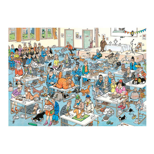 Jan Van Haasteren Puzzel Kattenshow 1000 Stukjes (6130328)