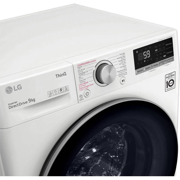 LG F4WV509S1H wasmachine 9 kg TurboWash Steam