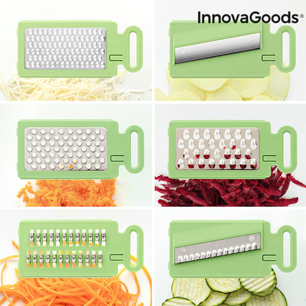 6-in-1 Opvouwbare Mandoline Rasp Choppie InnovaGoods