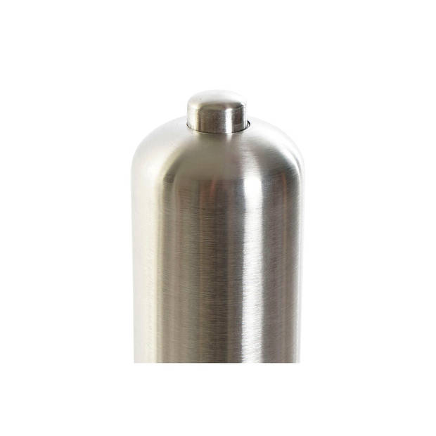 Peper- en zoutstel DKD Home Decor Zilverkleurig Roestvrij staal Kristal 5,2 x 5,2 x 23 cm