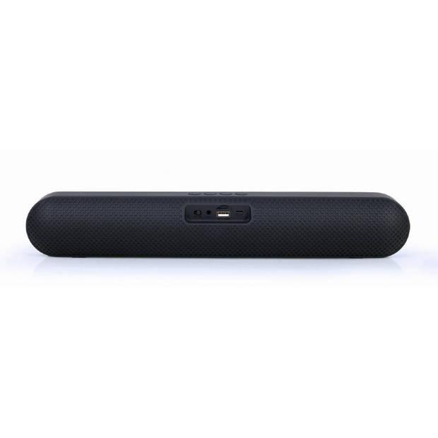 Dankzij de draagbare Bluetooth®-luidsprekers GEMBIRD SPKBT-BAR400L Zwart