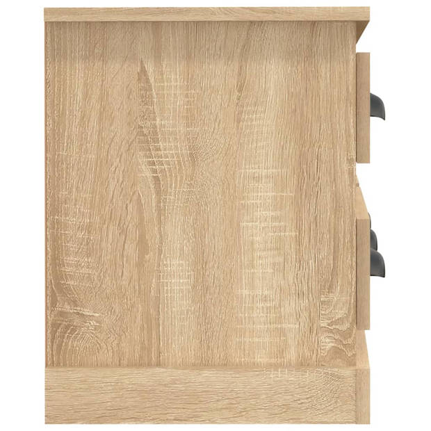 vidaXL Tv-meubel 100x35,5x45 cm bewerkt hout sonoma eikenkleurig