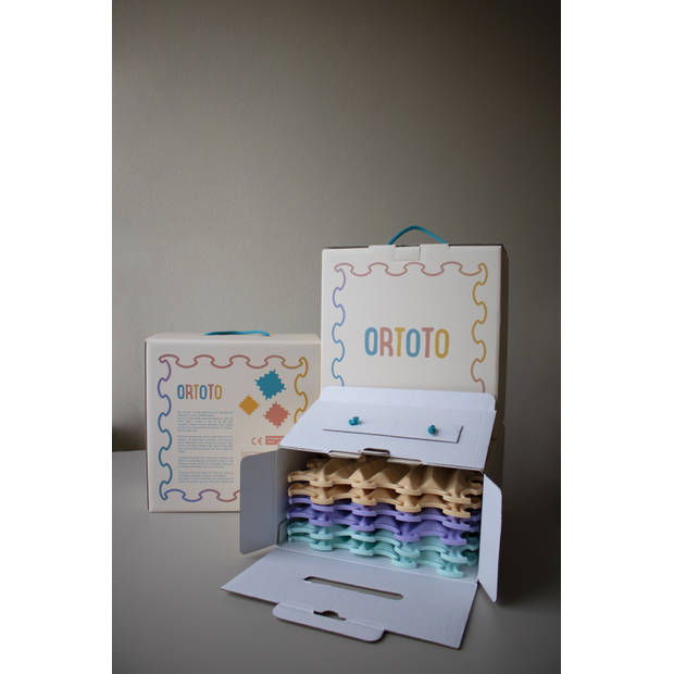 Ortoto Sensory Massage Puzzle Matten Little Pyramids box 8 stuks