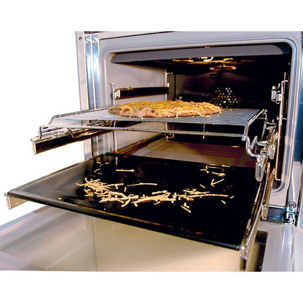 Bakeflon Brood-/afbakmat verstelbaar - 300x400mm - Zwart