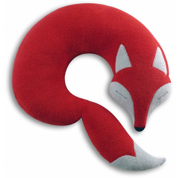 Leschi Neck pillow Peter the fox - red/black