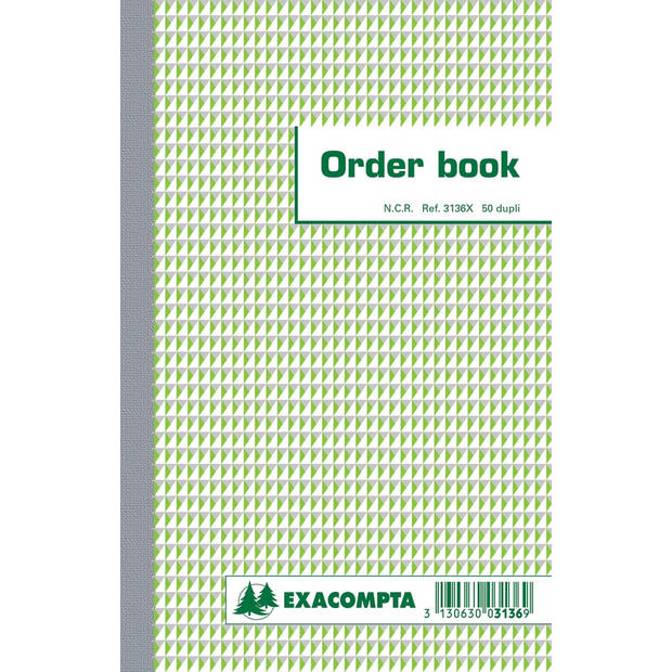 Exacompta orderbook, ft 21 x 13,5 cm, dupli (50 x 2 vel) 10 stuks
