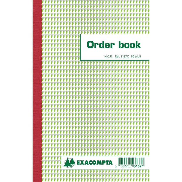Exacompta orderbook, ft 21 x 13,6 cm, tripli (50 x 3 vel) 10 stuks