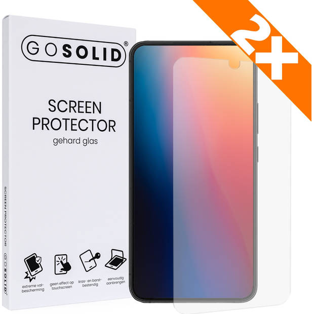 GO SOLID! Screenprotector voor Samsung Galaxy A80 - Duopack