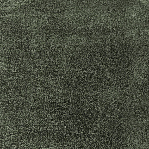 Vloerkleed rechthoek 140x200cm groen hoogpolig tapijt Avelyn fluffy vloerkleed