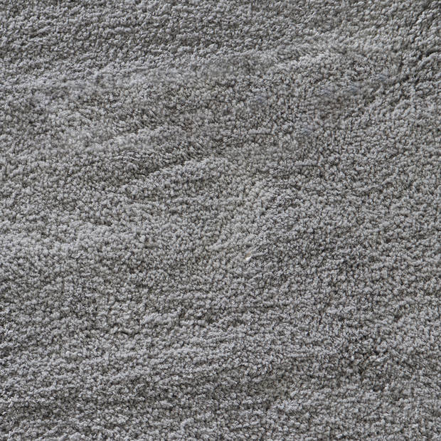 Vloerkleed rechthoek 160x230cm grijs hoogpolig tapijt Darcio fluffy vloerkleed