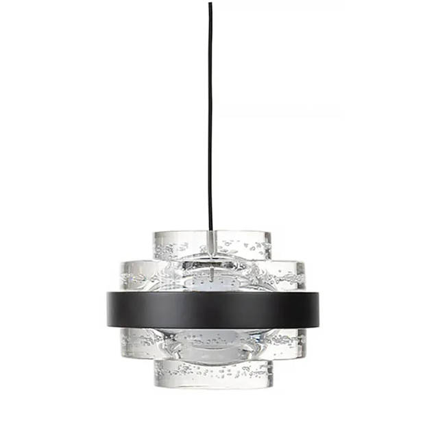 Highlight Hanglamp Dynasty 5 lichts Ø 34 cm clear-zwart