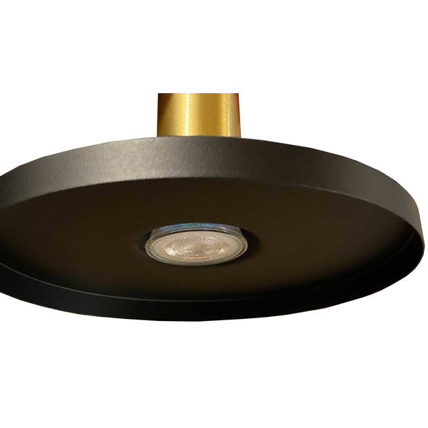Nowodvorski Hanglamp Hermanos 5 lichts L 132 cm zwart - goud