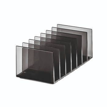 iDesign - Make-up Palet Organizer, 20.3 x 10.2 x 7.6 cm, Smoke - iDesign Sarah Tanno Collection