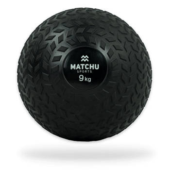 Matchu Sports Slam ball 9kg - Zwart - Rubber
