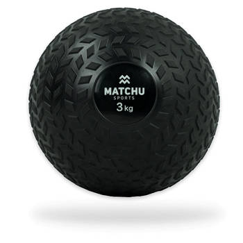 Matchu Sports Slam ball 3kg - Zwart - Rubber