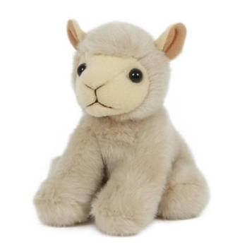 Pluche lammetje/schaapje knuffel wit 13 cm knuffeldieren - Knuffel boederijdieren