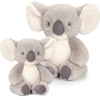 Pluche knuffels koala familie 14 en 25 cm - Knuffeldier