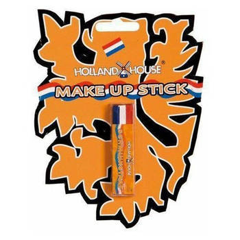 Make-up schmink Stick Rood Wit Blauw Nederlandse vlag Oranje Koningsdag Voetbal
